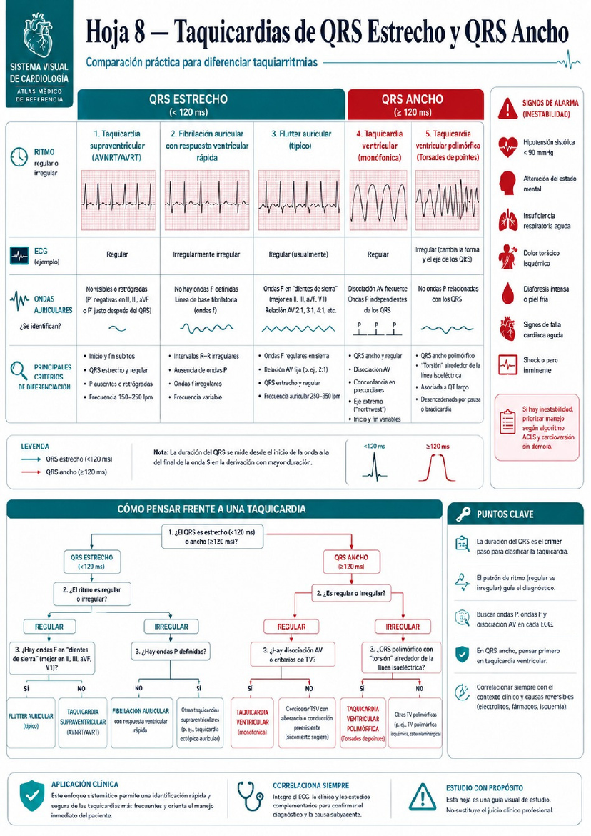 Infarto en el ECG — Localización