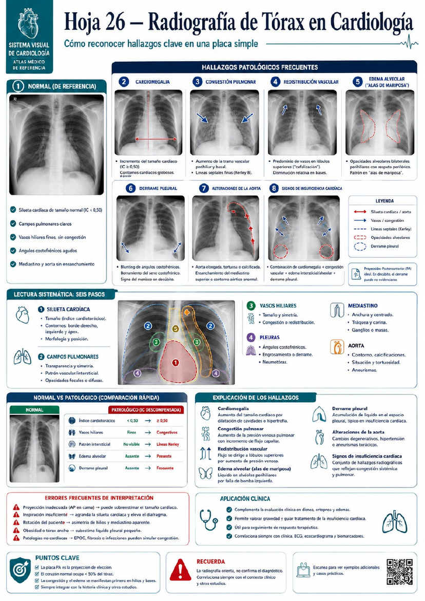 Radiografía de Tórax en Cardiología